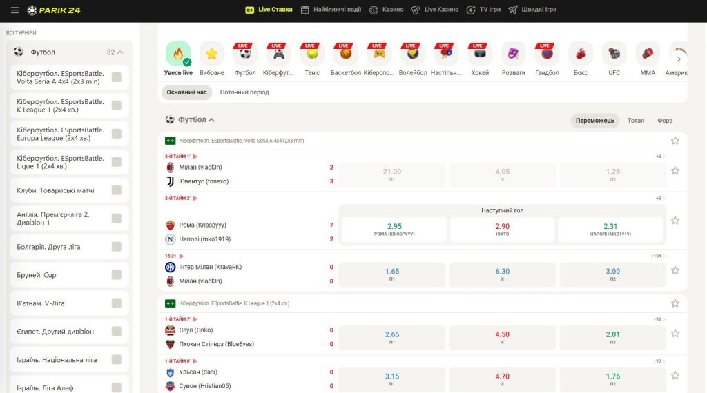 ставки на парик24